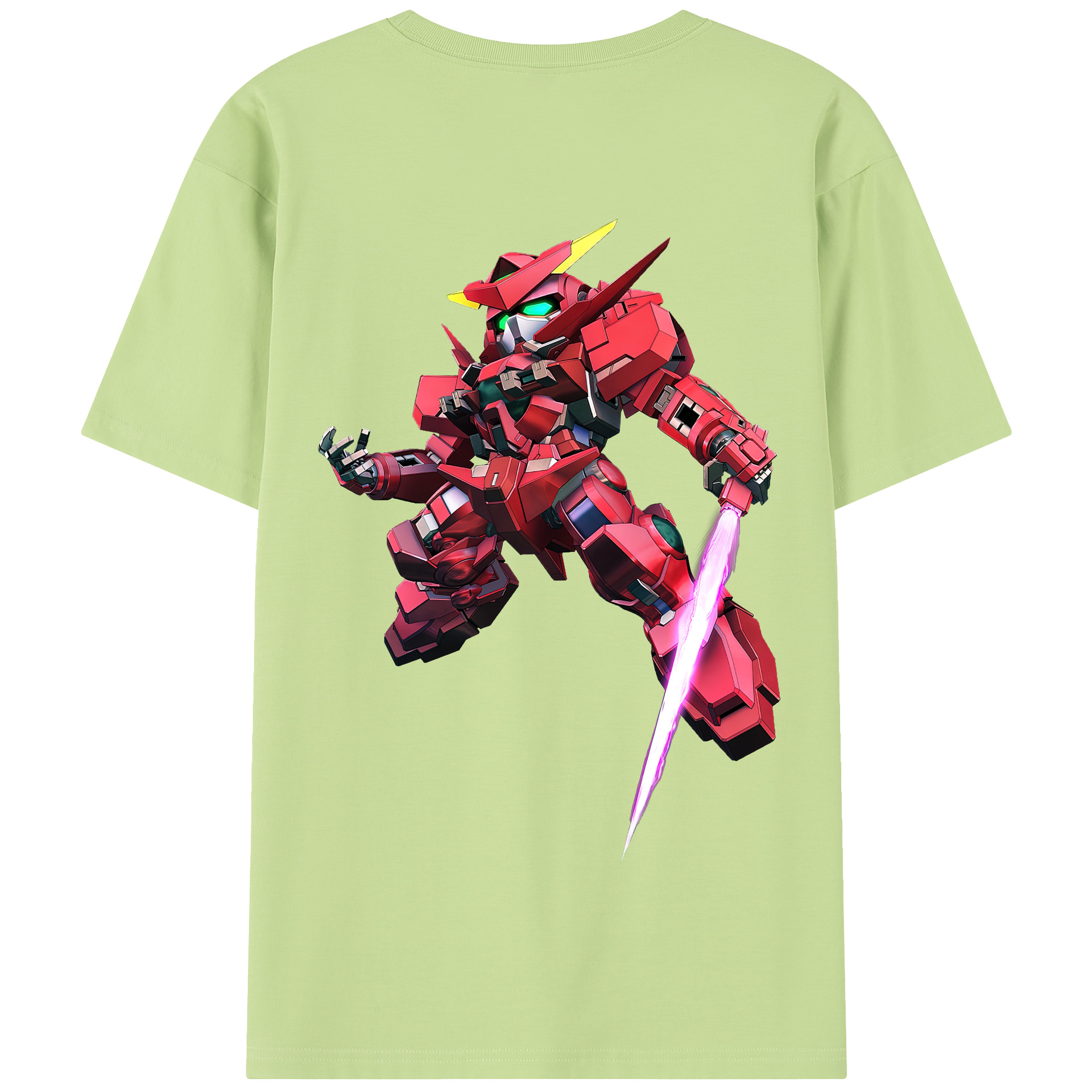 （画像用） 機動戦士ガンダム Mobile Suit Gundam 綿100％半袖Tシャツ（背面プリント）
